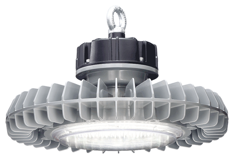 Luminaria industrial LED High Bay Serie HB para naves y bodegas industriales